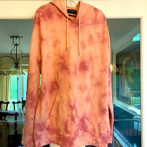 PAC Sun tie dye hooded sweatshirt